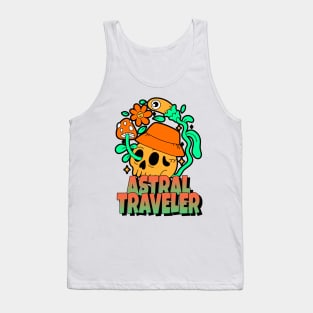 Astral Traveler Trippy Mushrooms Tank Top